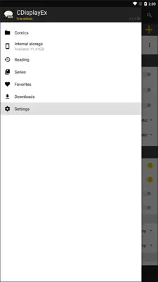 CDisplayEx Comic Reader Lite android App screenshot 8
